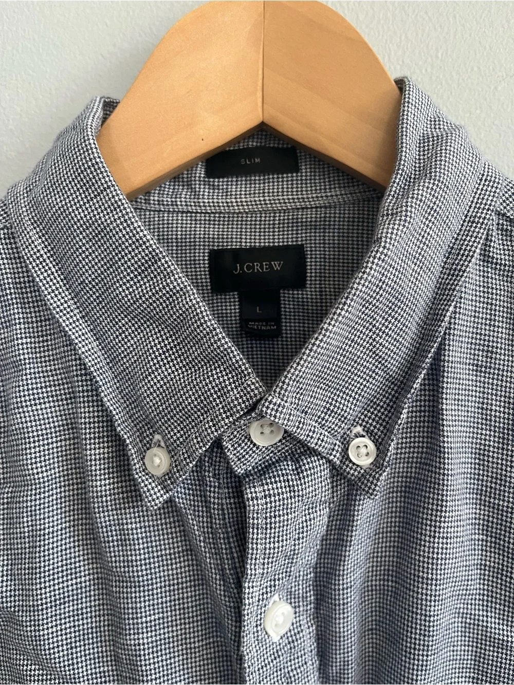 J. Crew Baird McNutt Irish Linen Men's Button Down Shirt Size Large Coastal